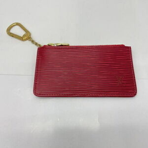 LOUIS VUITTON Pochette Cle M63807 Red Louis Vuitton
